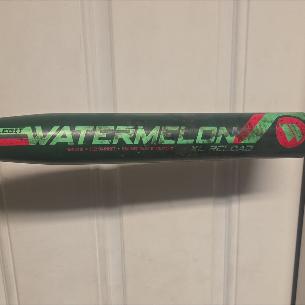 Worth Legit Watermelon XL Reload USSSA End-Loaded Composite Bat 34in 26.5oz - Picture 3 of 5